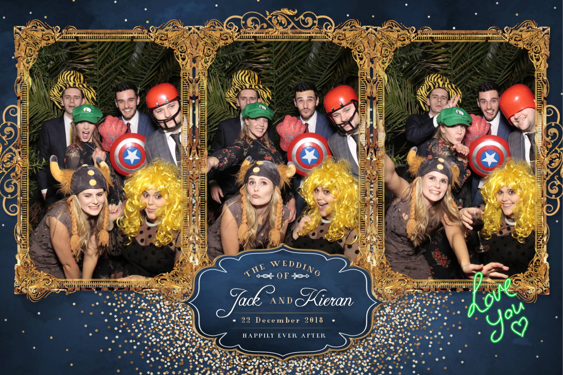 Jack and Kieran's Wedding | View more photos from the event at gallery.myphotoboothexperience.co.uk/u/MyPhotoBoothExperienceLtd/Jack-and-Kierans-Wedding